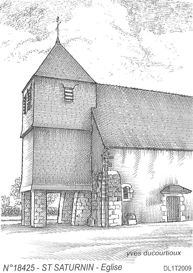 N 18425 - ST SATURNIN - église